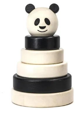 Produktbild von Bajo Holz Stapelturm Panda nachhaltiges Spielzeug