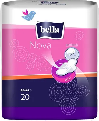 Obrázok produktu pre Podpasky Bella Nova s krídlami, 20ks - Vysoká kvalita, pohodlie a účinná ochrana. Pre istotu každý deň.