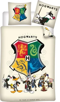Produktbild von Bettwäsche Set Hogwarts Looney Tunes 135 x 200cm