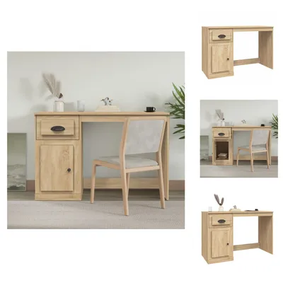 Obrázok produktu pre vidaXL Písací stôl so zásuvkou Sonoma dub 115x50x75 cm - Písacie stoly