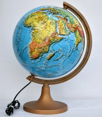 Produktbild von Beleuchteter physikalischer 3D-Globus mit einem Durchmesser von 320 mm
