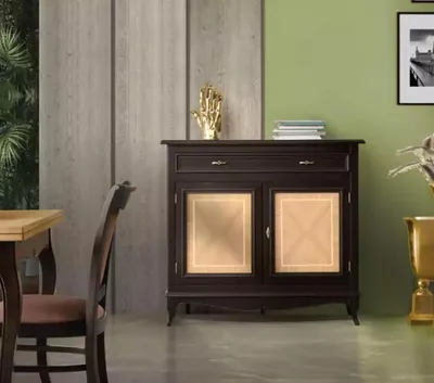 Immagine prodotto di Credenza con cassettiera in legno Credenza per sala da pranzo di design mobili nuovi