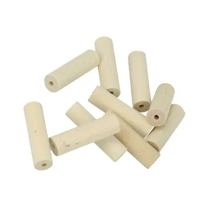 Produktbild von 15 Holzperlen Zylinder 30 x 8,6 mm