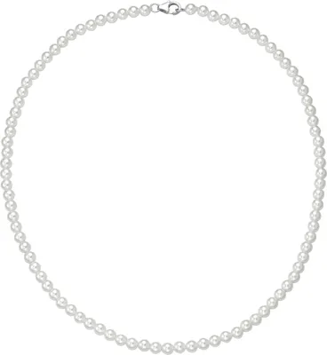 Produktbild von Kette Smart Jewel mit Edelsteinen oder Perlen, Silber 925 Weiss 45 cm