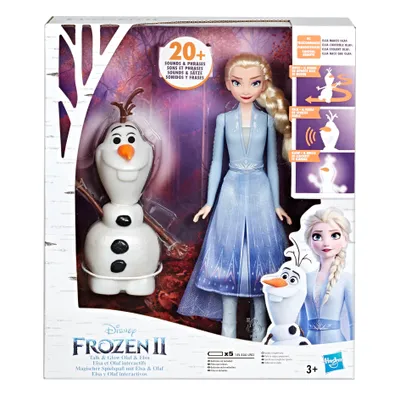 Produktbild von Hasbro Glow Olaf and Elsa, 3 Jahr(e), Mehrfarbig
