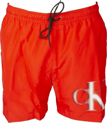 Produktbild von CK CALVIN KLEIN Sea Boxer Swimming Pool Herren Bademode mit aufgedrucktem Logo Artikel KM0KM00800 MEDIUM DRAWSTRING, XXL, Poliestere 100%