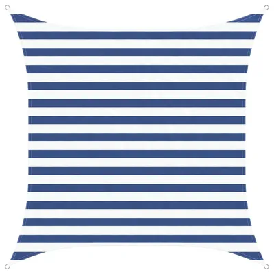 Obrázek produktu pro vidaXL Sluneční plachta, modrá a bílá, 2 x 2 m, 100 % polyester Oxford