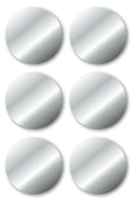 Produktbild von HERMA 15075, Silber, Rund, Permanent, Universal, 6 Stück(e), 3 Blätter