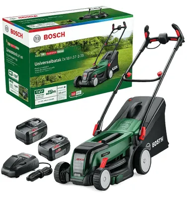 Produktbild von Bosch UniversalRotak 18V-37-550 Akku-Rasenmäher