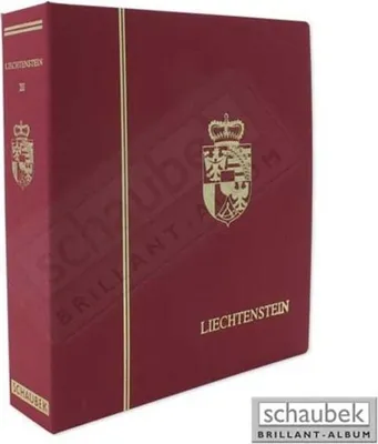 Produktbild von Schaubek Album Liechtenstein 2000-2019 Standard im Ganzleinen-Schraubbinder rot, Band III ohne Schutzkassette
