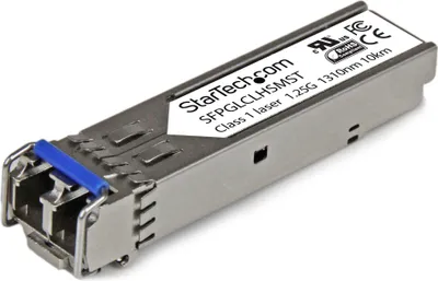 Produktbild von STARTECH.COM Gigabit LWL SFP Transceiver Modul - Cisco GLC-LH-SM kompatibel - SM/MM LC - 550m - Mini GBIC 10er Pack - 1000Base-LX/LH