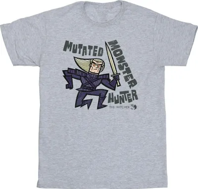 Produktbild von Netflix - "The Witcher" T-Shirt für Herren BI48337 (3XL) (Grau)