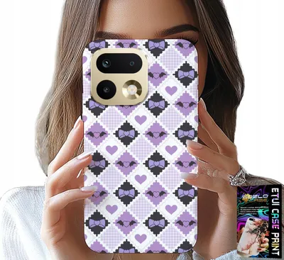 Image de Etui Do Realme 16 Pro+ 5G - Modne Serca Kokardki Kokarda + Folia