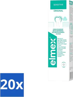 Produktbild von Elmex Zahnpasta Sensitive Original 75 ml - Vorteilspack - 20 Stücke