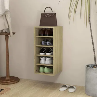 Produktbild von "im Angebot" Schuhschrank Sonoma-Eiche 31,5x35x70 cm Holzwerkstoff - Schuhregale CC20847