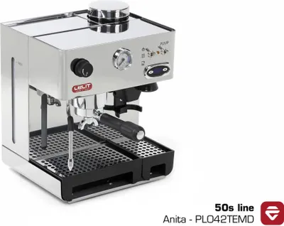 Produktbild von Lelit PL042TEMD - Espressomaschine - 2,7 l - Kaffeebohnen - Gemahlener Kaffee - Eingebautes Mahlwerk - 1200 W - Edelstahl