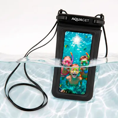 Productafbeelding van Waterdichte Telefoonhoes | Drybag | 18 X 11 cm | Transparant