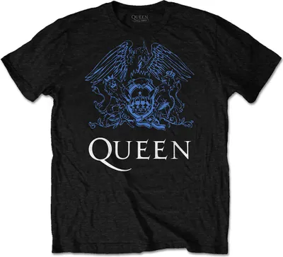 Produktbild von Queen Blue Crest Black L T-Shirt