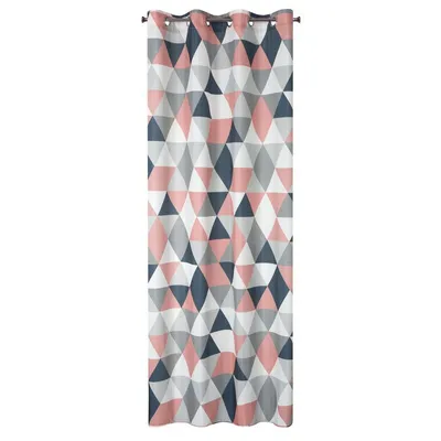 Zdjęcie produktu dla Eurofirany 391705, Przezroczysty, Biały, Wzór, Poliester, Oczko, 75 g/m²