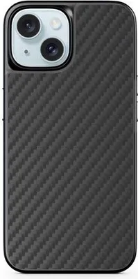 Produktbild von Epico Hybrid Carbon Magnetic mit MagSafe für Apple iPhone 15 Plus - schwarz