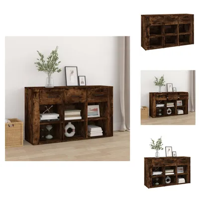 Zdjęcie produktu dla vidaXL Kredens dąb wędzony 100x30x59,5 cm materiał drewnopochodny - Kredensy