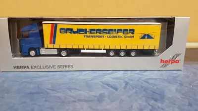 Produktbild von Herpa LKW MB Actros 11 Streamspace Ga-KSZ Brucherseifer 939874