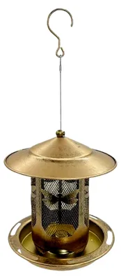 Produktbild von Vogelfutterspender – 42,5 cm, eichhörnchensicher, 42,5 x 18,7 x 18,7 cm, Futterspenderhalter für Wildvögel