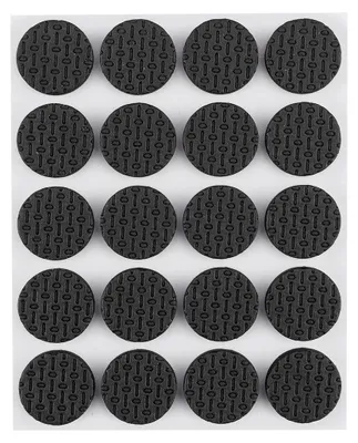 Productafbeelding van Zelfklevende schuimrubberpads, zwart, 20 mm, 20 stuks.