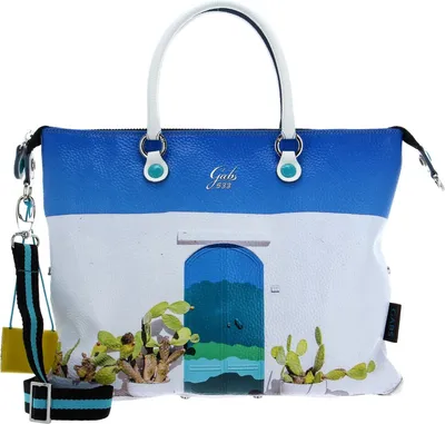 Image de Gabs Cuir sac à épaule G3 Plus Holiday Bag Porta Blu multicolore