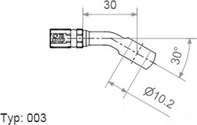 Obrázek produktu pro Kroužkové šroubení JMT TYP003 10 mm 30 otáček