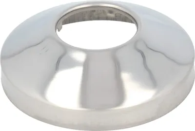 Produktbild von tecuro Siphonrosette Innen-Ø 32 mm x Außen-Ø 80 mm x Höhe 24 mm, Messing verchromt
