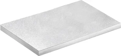 Rechteckiger Tortenboden, 30 x 20 x 1,2 cm, silber, Karton, 1 Stück