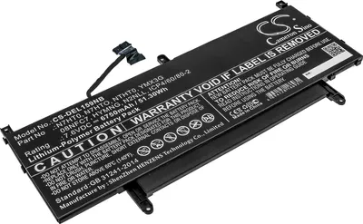 Produktbild von TECHTEK Laptop Akkus Kompatibel mit [DELL] Latitude 15 9510 06DF2, Latitude 15 9510 12NTW, Latitude 15 9510 16X54, Latitude 15 9510 19DX2, Latitude 1
