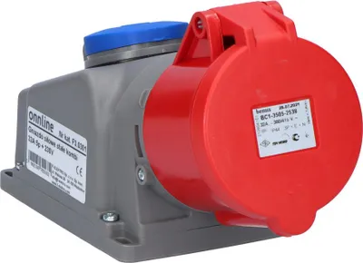 Produktbild von Feste Steckdosenkombination 32A 5p + 230V ONLINE