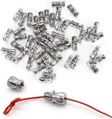 Productafbeelding van Metalen Ketting Sluitingen - Armband Gespen - Sieraden Maken - Veilige Schroefsluiting - 50 Stuks - Zilverkleurig