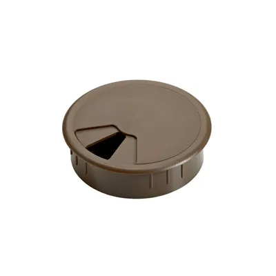 Produktbild von Hettich Kabeldurchführung 47915 Durchmesser 80mm Kunststoff braun - 47915