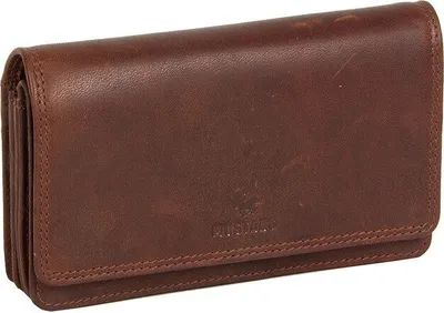 Produktbild von Mustang Como Wallet Top Eröffnung Universal Premium Leder -Portfolio -Karten Braunes Leder 06.103601