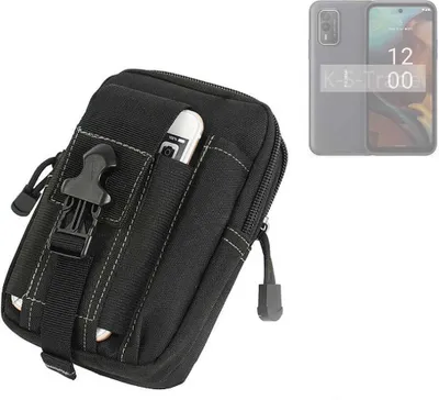 Produktbild von K-S-Trade Gürtel Tasche kompatibel mit HMD XR21 Gürteltasche Holster Schutz Hülle Handy Hülle Smartphone outdoor Handy-Hülle schwarz