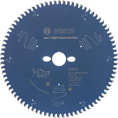 Produktbild von EXPERT High Pressure Laminate Kreissägeblatt, 254x2,8/1,8x30 mm, Z80