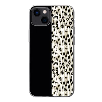 Produktbild von MuchoWow® Handyhülle Schutzhülle Hülle für iPhone 13 Pantherdruck - Pelz - Tier Silikon Softcase Handy Hülle - Karteninhaber