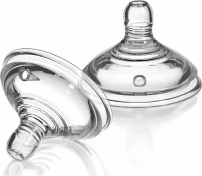 Obrázok produktu pre Tommee Tippee Easi-Vent Sauger, Kolo, Rýchly prietok, 2 kusov