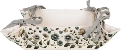 Produktbild von Clayre & Eef Brotkorb 35x35x8 cm Beige Baumwolle