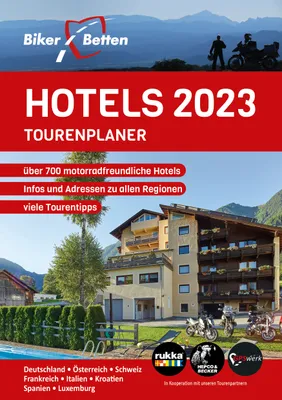 Produktbild von Bikerbetten Hotels 2023 - Tourenplaner