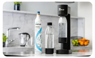 Zdjęcie produktu dla PUSHAIR Nabój CO2 do saturatora Dafi cylinder z gazem do syfonu