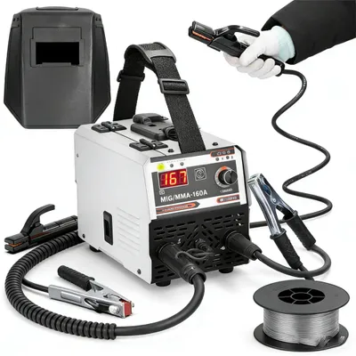 Imagen del producto de Máquina de soldar MMA-160A - 160 vatios de potencia - Soldadura manual