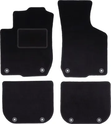 Produktbild von Schwarze Velours-Fußmatten für: Audi A3 8L Schrägheck (1996-2001)