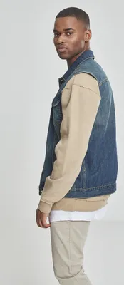 Produktbild von Urban Classics - Denim Vest, TB514 lightblue, blaue Jeans Weste Größe XL