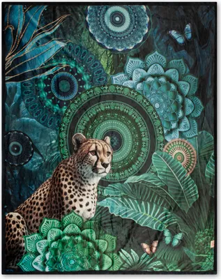 Produktbild von Plaid HIP 130x160 cm - mandalas & leopard