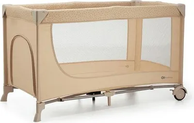 Immagine prodotto di Kinderkraft JOY 2 lettino 3 in 1 con accessori - Pieghevole - Lettino per bambini e da viaggio - 2 livelli - Include mobile, fasciatoio e organizer - Beige