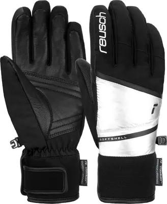 Produktbild von Reusch Fingerhandschuh Tessa STORMBLOXX™ aus wasserdichtem und atmungsaktivem Material 7024 black / shiny silver 7